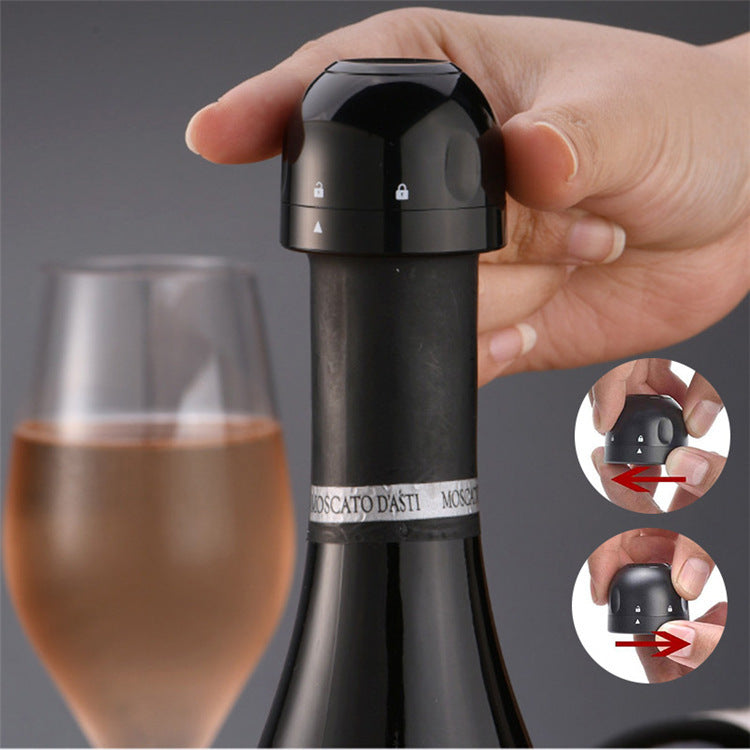 Vacuum Red Wine Bottle Stopper Silicone Sealed Champagne Bottle Stopper Vacuum