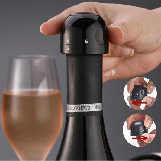 Vacuum Red Wine Bottle Stopper Silicone Sealed Champagne Bottle Stopper Vacuum