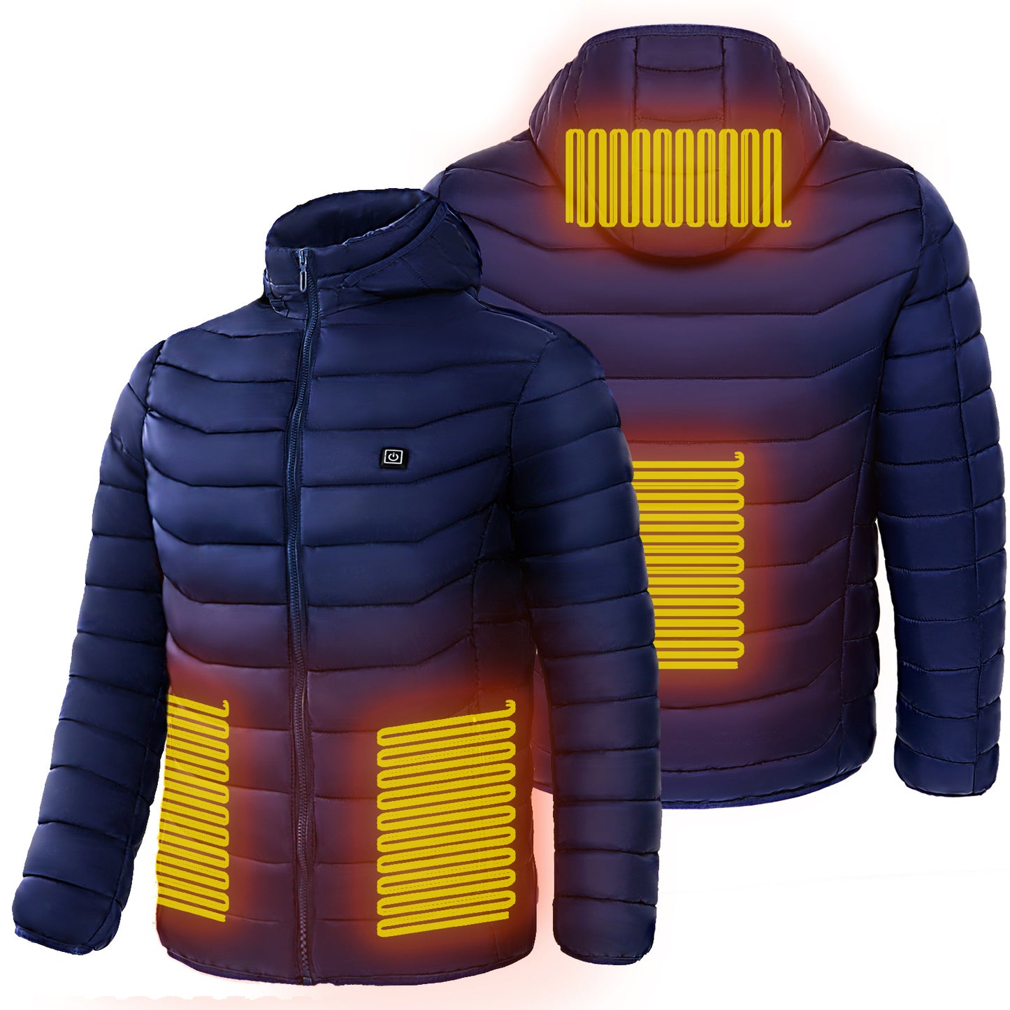 ❄️ Stay Warm Anywhere – Electric Heated Jacket with Hood (9 Zones) ⚡