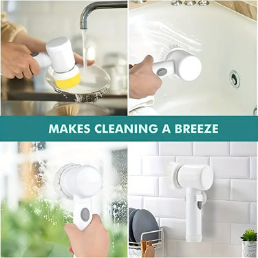 ⚡🧼 Electric Spin Brush – Deep Clean Made Easy!