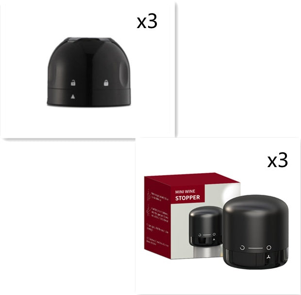 Vacuum Red Wine Bottle Stopper Silicone Sealed Champagne Bottle Stopper Vacuum