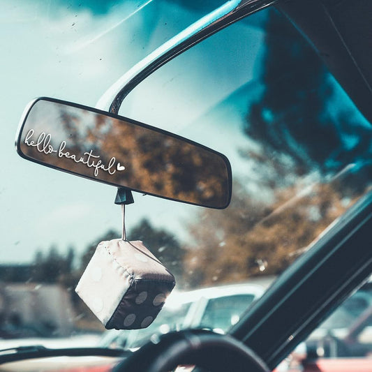 🏆 50+ SOLD! – Almost Gone💥-✨ 2PCS Trust in God Car Rearview Mirror Sticker, Ideal Christian Gift